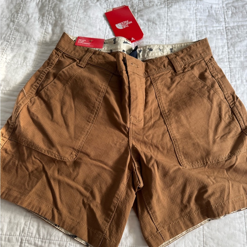 The North Face Tan Cargo Shorts
